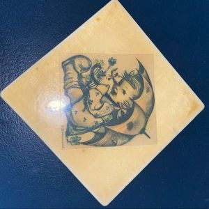 Antique picture of girl 1974